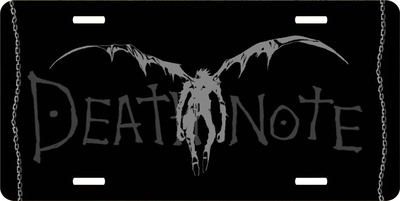 Death Note Ryuk Anime Vanity License Plate