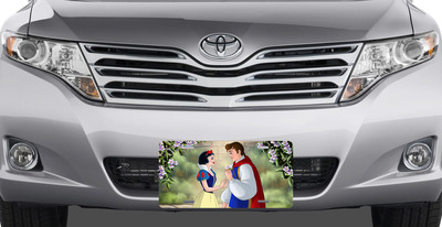 Disney Snow White and Prince Charming Vanity License Plate