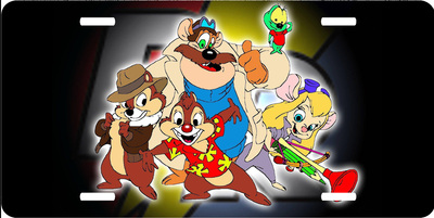 Disney Chip and Dale Rescue Rangers Vanity License Plate