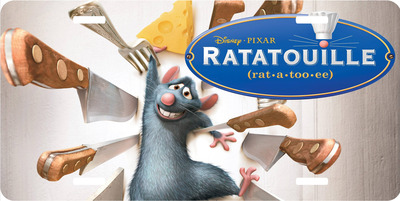 Disney Ratatouille Remy Title Screen Vanity License Plate