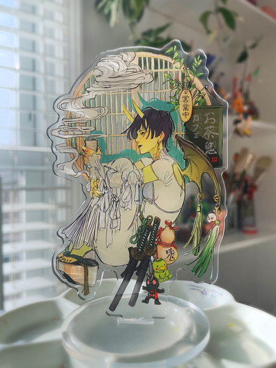 Tea Demon Cafe acrylic stand