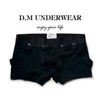 D.M Underwear Hanging Strap Boxer briefs Mens cotton blend butt-lifter underpants D4012 - Thumbnail 7
