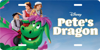Disney Pete's Dragon Title Screen Vanity License Plate