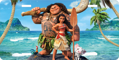 Disney Moana Maui Vanity License Plate