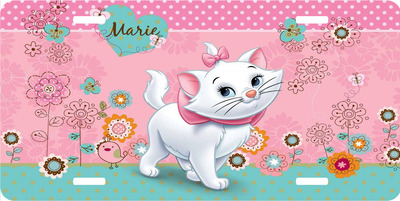 Disney Aristocats Marie Vanity License Plate