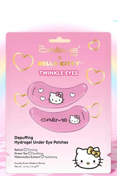 THE CREME SHOP X KITTY TWINKLE EYES DEPUFFING HYDROGEL UNDER EYE PATCHES