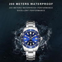 Cadisen watch 38mm case NH35A mechanical movt luminous diving watch 8207  - Thumbnail 3