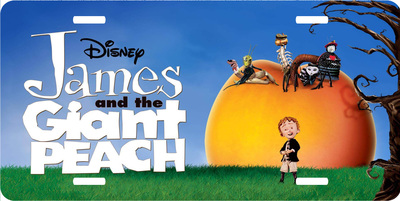 Disney James and the Giant Peach Title Screen Vanity License Plate