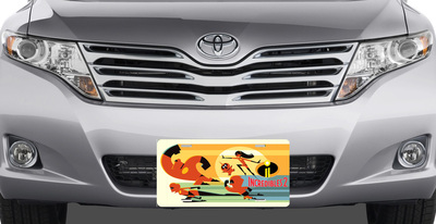 Disney Incredibles 2 Vanity License Plate