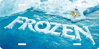 Disney Frozen Olaf Vanity License Plate Auto