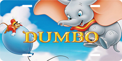 Disney Dumbo Vanity License Plate
