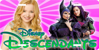 Disney Descendants Vanity License Plate
