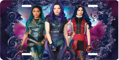 Disney Descendants Vanity License Plate