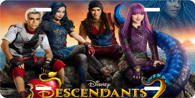 Disney Descendants 2 Vanity License Plate