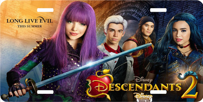 Disney Descendants 2 Vanity License Plate