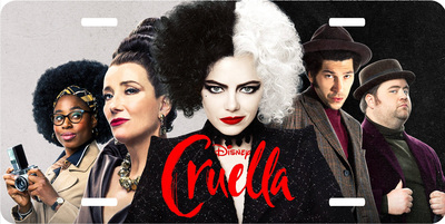 Disney 101 Dalmatians Cruella DeVille Vanity License Plate