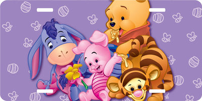 Disney Winnie the Pooh Babies Vanity License Plate