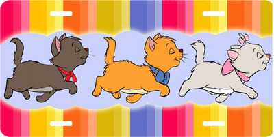 Disney Aristocats Vanity License Plate