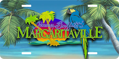 Jimmy Buffett Margaritaville License Plate Auto Truck