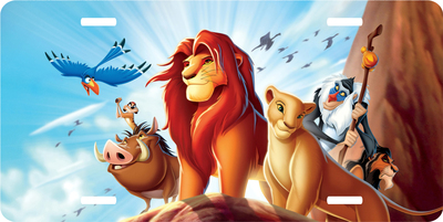 Disney Lion King - Cast License Plate Auto Truck Car Tag Gift