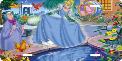Cinderella license plate 2