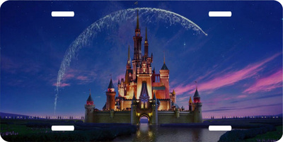 Cinderella's Castle Disney License Plate Auto Truck Car Tag Gift Popular