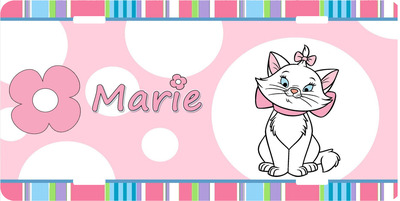 Disney's Aristocats Marie License Plate