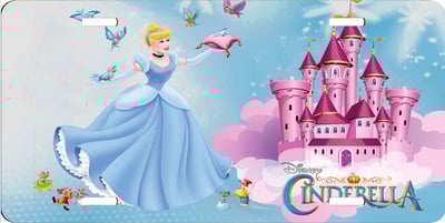 Cinderella license plate 1