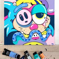 Painting by Maddalena (MAD) "SSUPERLATIVEE"  - Thumbnail 5