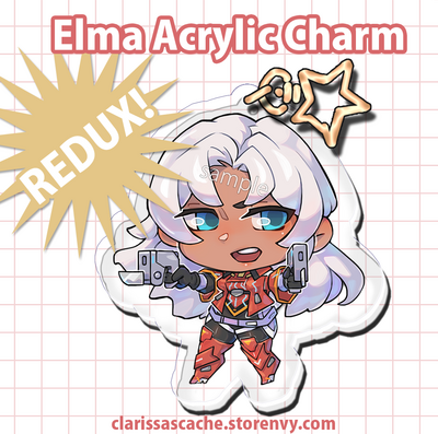 Elma Acrylic Charm (Redux!)