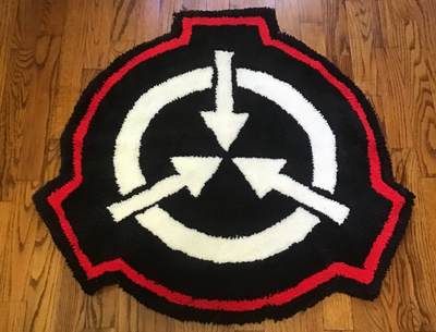 Scp foundation logo rug