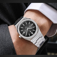 Cadisen business watch 40mm case NH35A mechanical movt luminous 10ATM diving causal wristwatch C8200 - Thumbnail 5