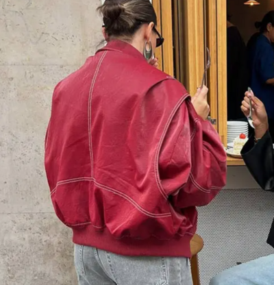 RETRO LAPEL LOOSE JACKET