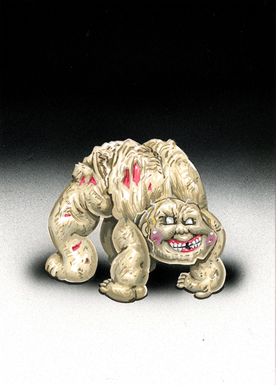 Janglin' MANNY / Contort TED Final Art - Horrorible Kids - Series 8 2023