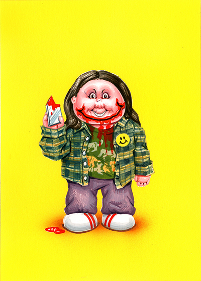 Smile LIN / Creepy CAITLIN Final Art - Horrorible Kids - Series 8 2023