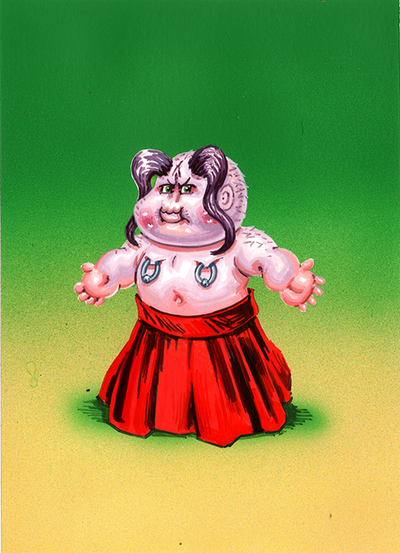 Kinky CARL / DEL Cell Final Art - Horrorible Kids - Series 8 2023