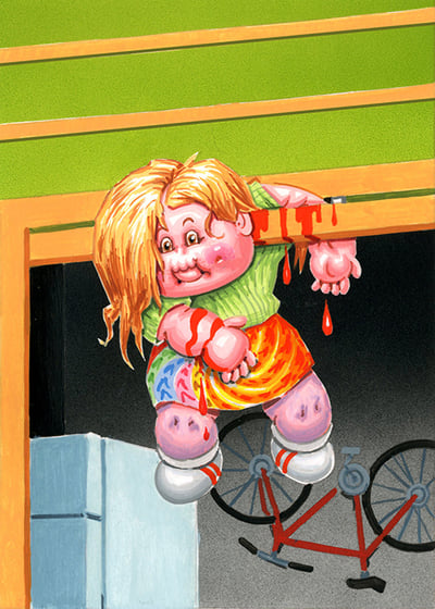 Trapped TATUM / Wrecked ROSE Final Art - Horrorible Kids - Series 8 2023