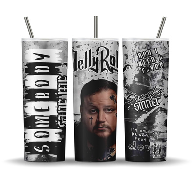 Jelly Roll Somebody Save Me 20 oz tumbler