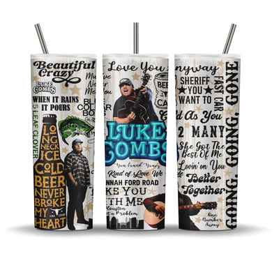 Luke Combs Song Titles 20 oz Tumbler