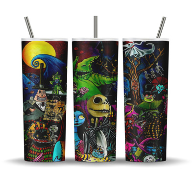 Nightmare Before Christmas Characters 20 oz tumbler