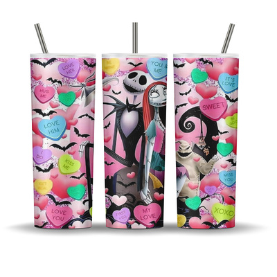 Nightmare Before Christmas Valentine's Day 20 oz tumbler