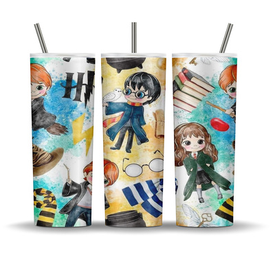 Harry Potter Cartoon Characters 20 oz tumbler