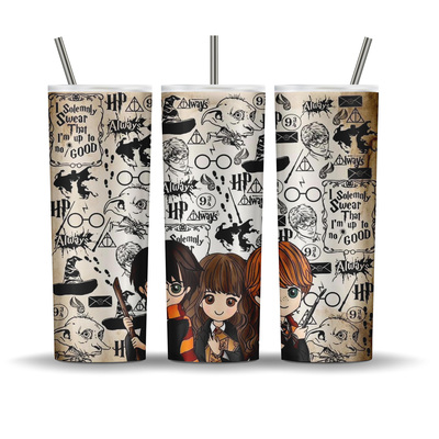 Harry Potter Cartoon Characters 20 oz tumbler
