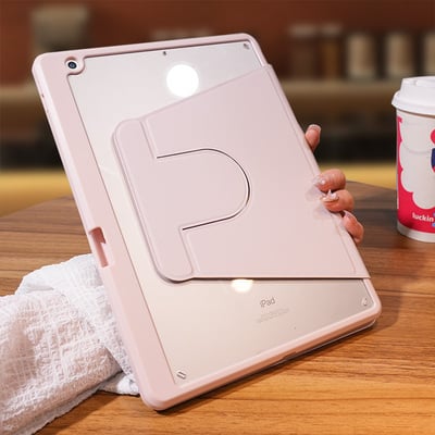 360° Rotation Acrylic Cover For iPad Air Pro Mini New iPad IPC04
