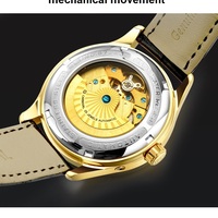 Carnival business watch 40mm dial Seagull mechanical movt 3ATM luminous causal wristwatch 8762G - Thumbnail 4