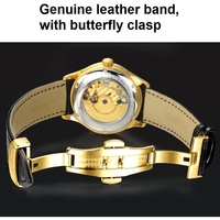 Carnival business watch 40mm dial Seagull mechanical movt 3ATM luminous causal wristwatch 8762G - Thumbnail 6