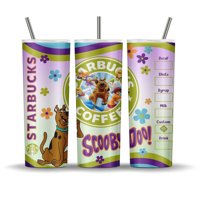 Scooby Doo Starbucks Themed 20 oz tumbler