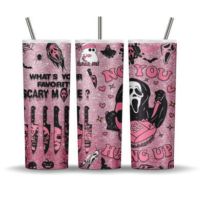 Scream Ghostface No You Hang Up 20 oz tumbler