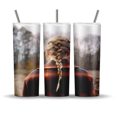 Taylor Swift Evermore CD Cover 20 oz tumbler