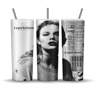 Taylor Swift Reputation CD cover 20 oz tumbler